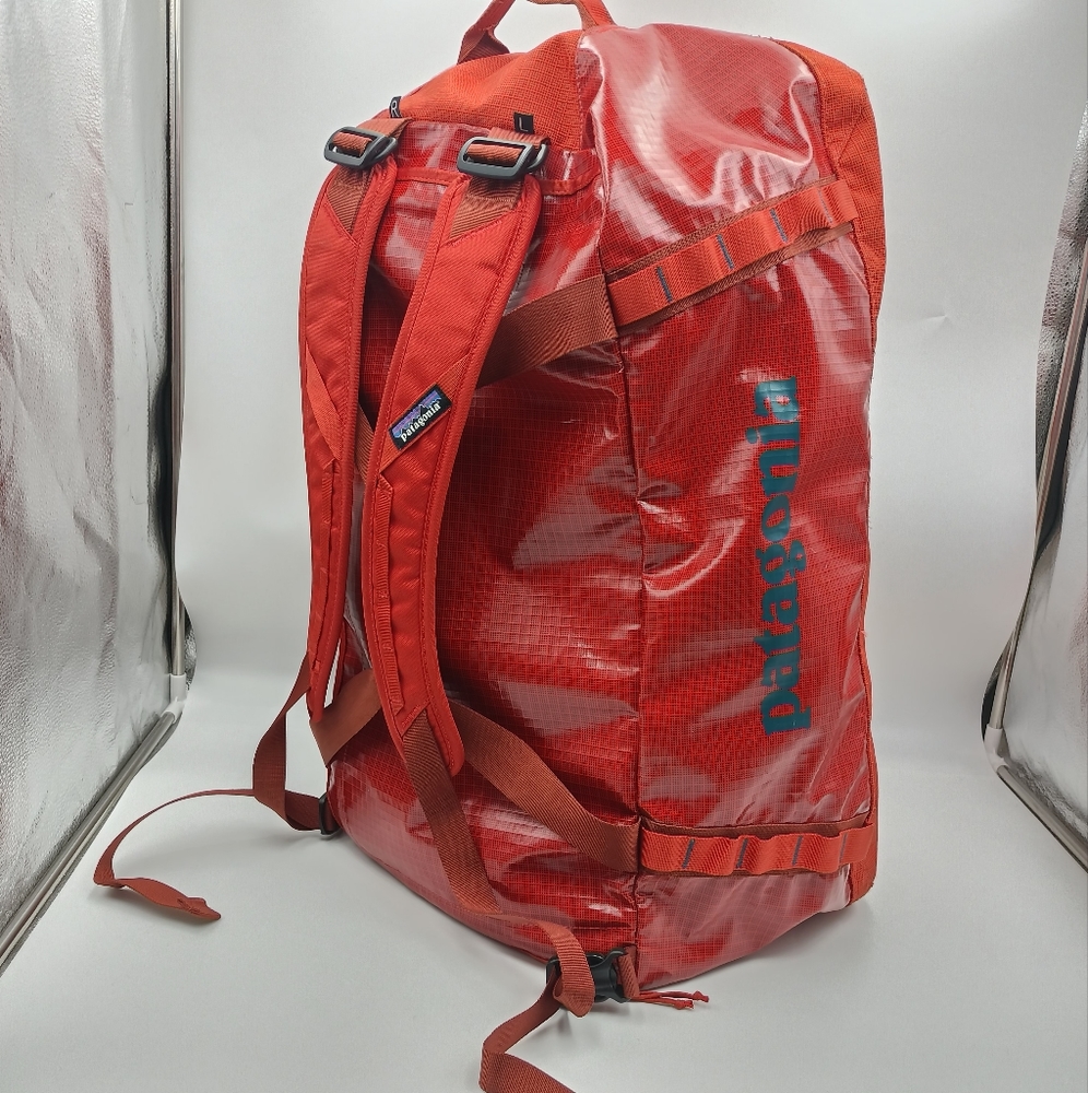 Used Once Indoors Patagonia "Black Hole" Duffel Bag Red 55L